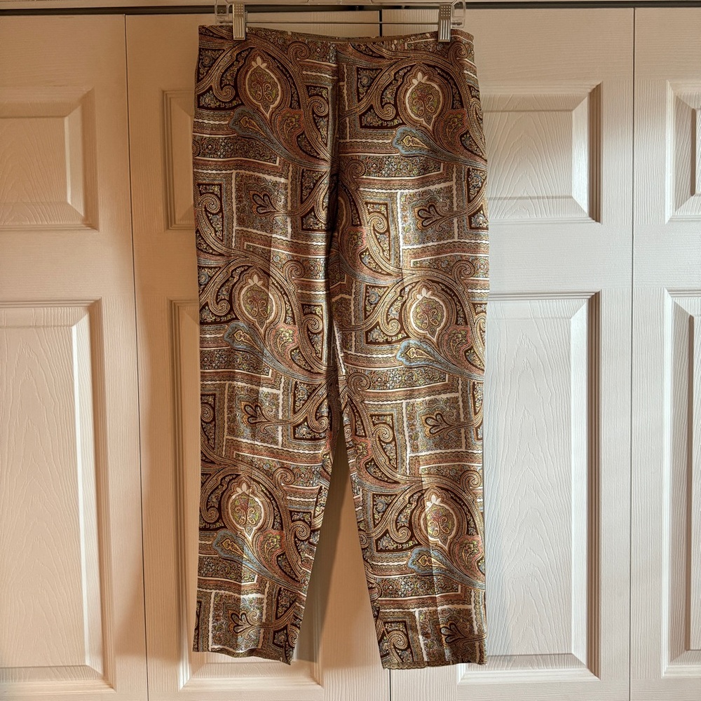 Prada Paisley Patterned Pants